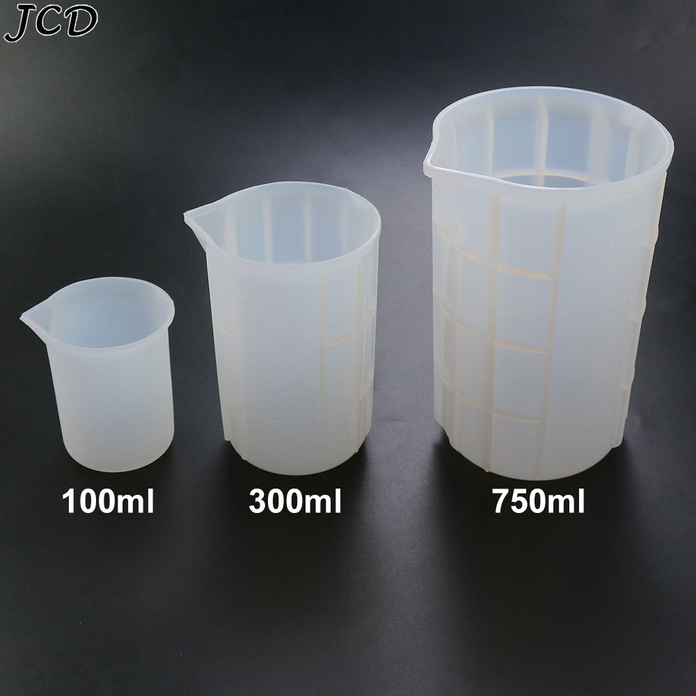 Candle Making Vessels - JCD 100ML/300ML/750ML Silicone Measuring Cup With