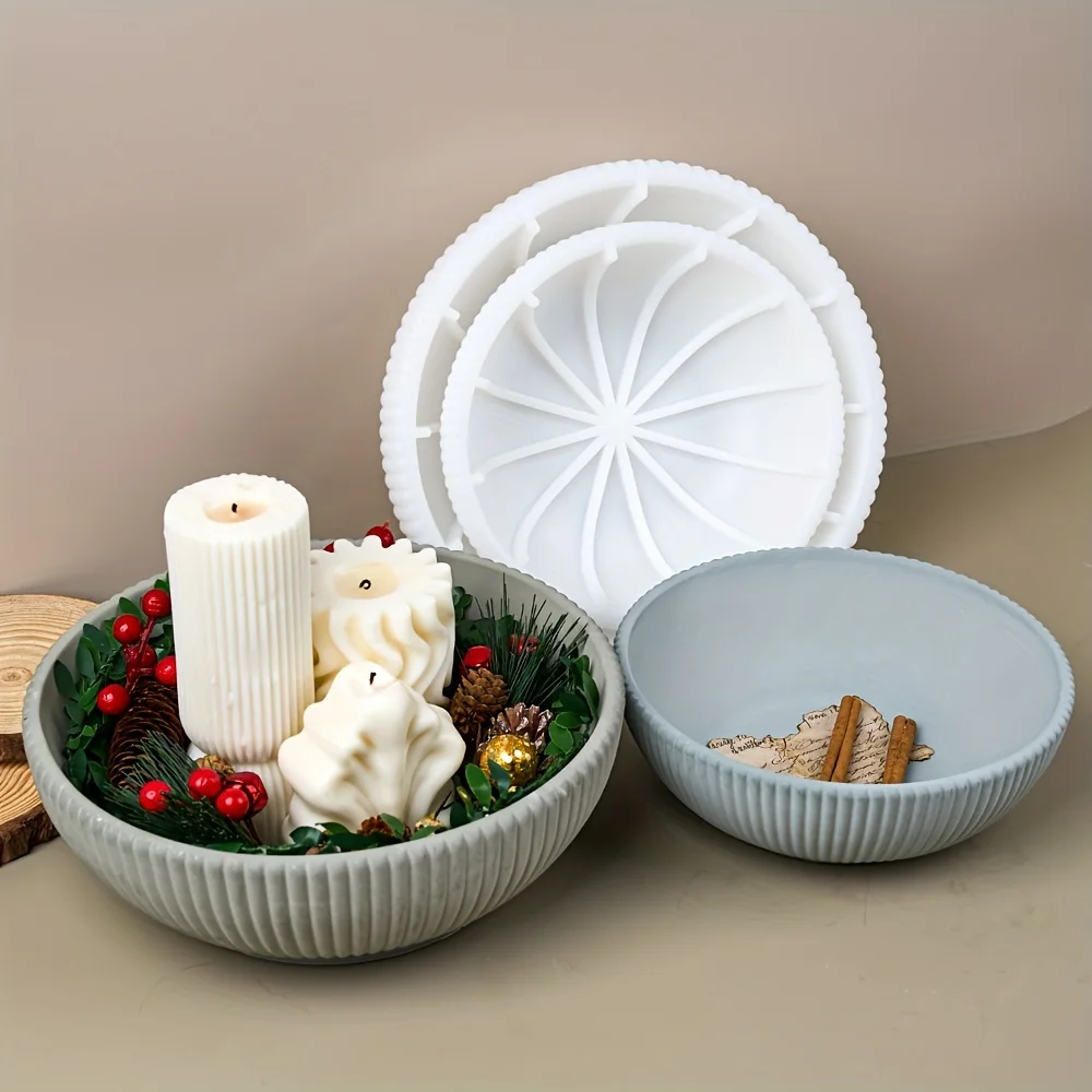 Candle Making Vessels - 1 Ring Silicone Mould for Epoxy,