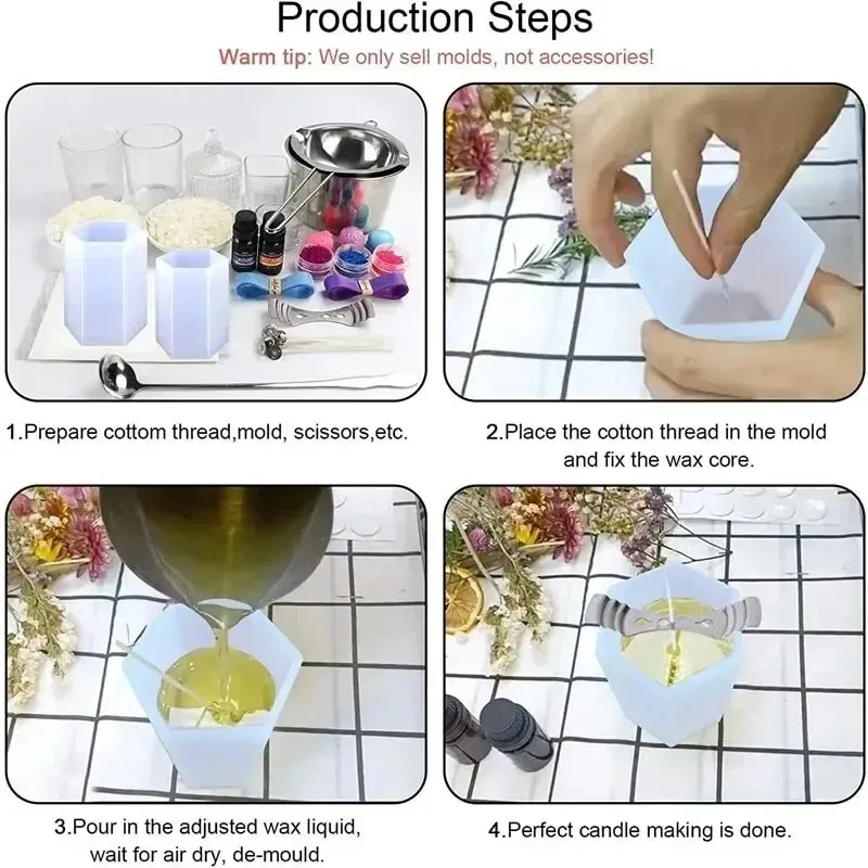 Candle Making Gel Wax - 2026-New Cylinder Silicone Candle Mold Epoxy