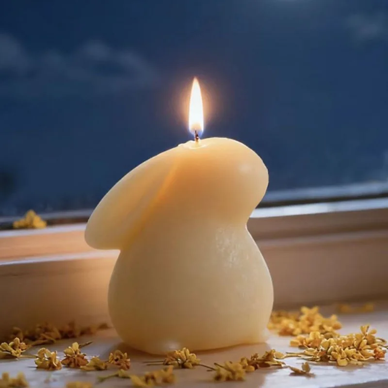 Candle Making Gel Wax - 2026New Rabbit Scented Candle Silicone Mold