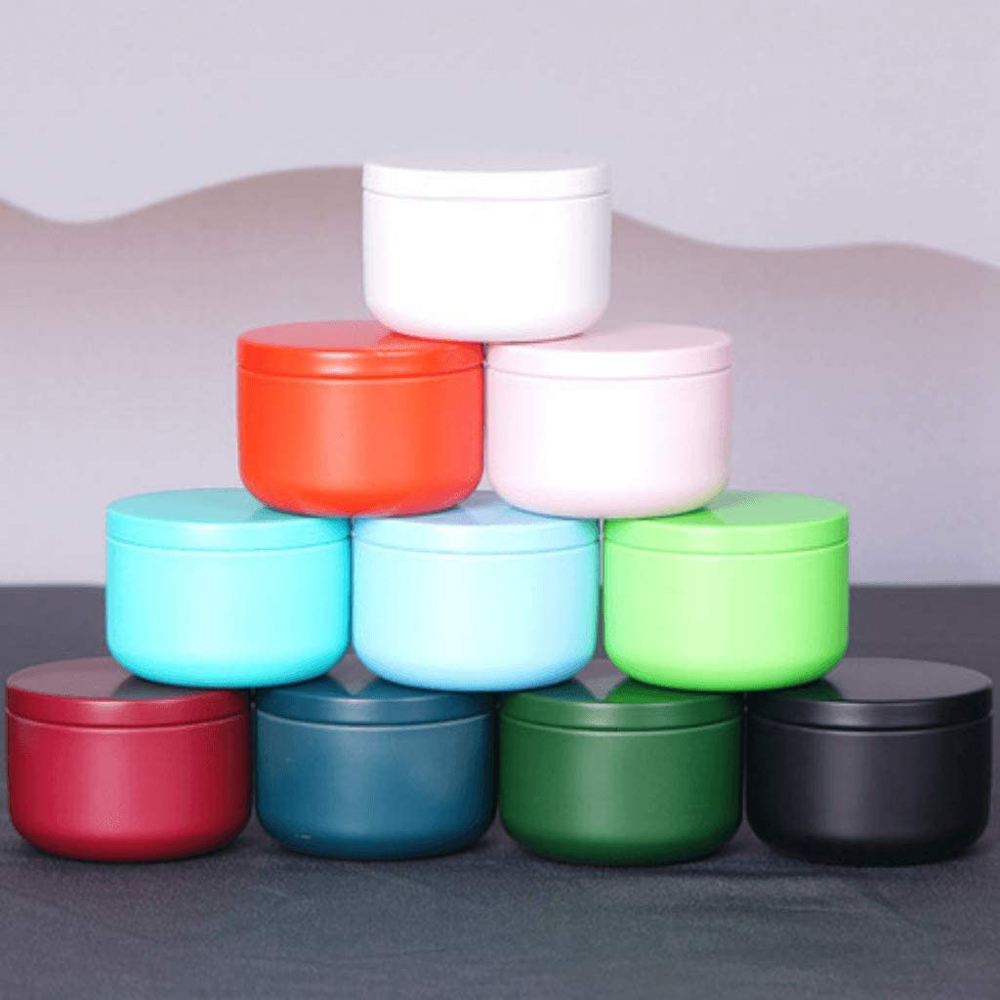 Candle Making Vessels - Tea Can with Airtight Lids Tinplate