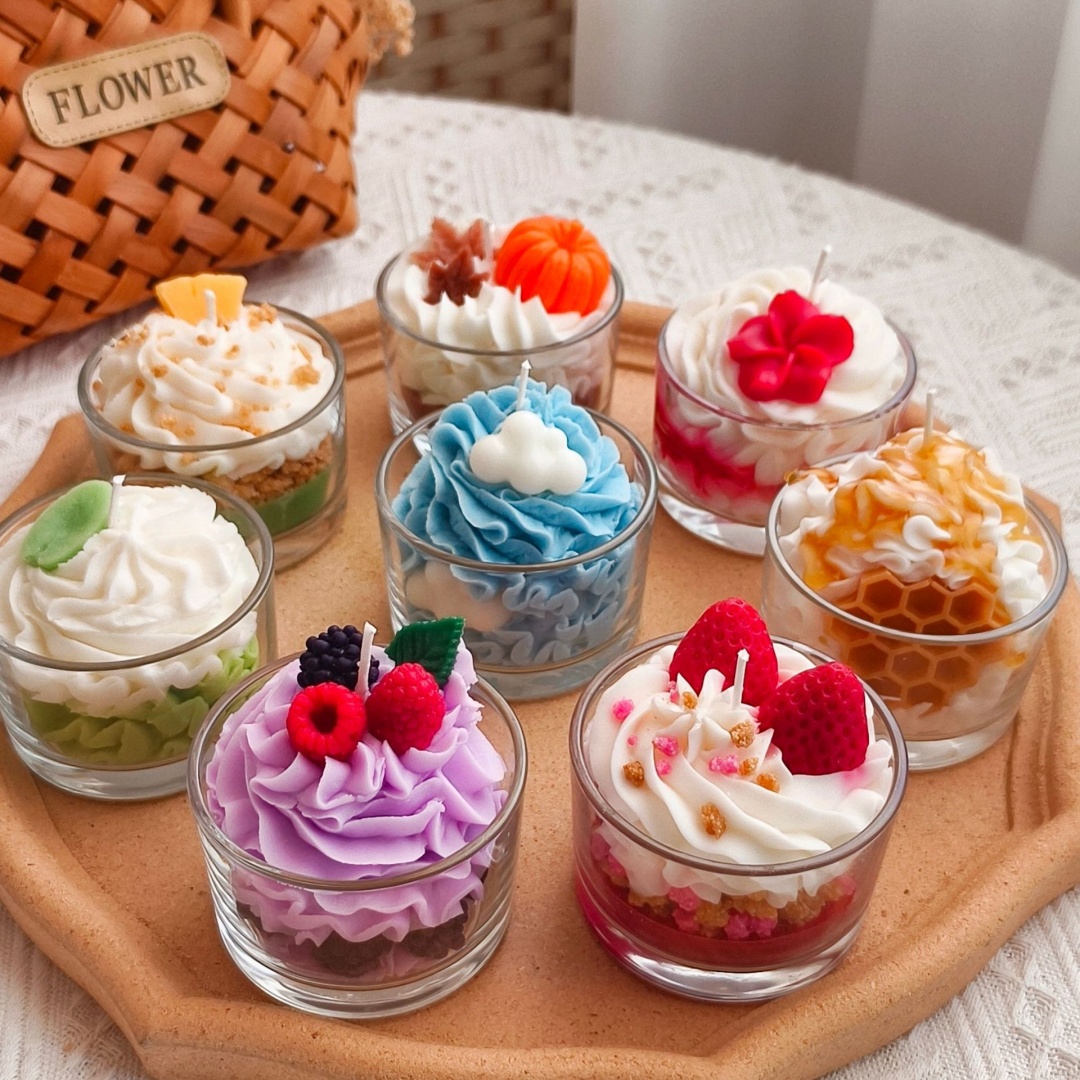 Candle Making Gel Wax - New 3D Fruits Cream Cake Silicone