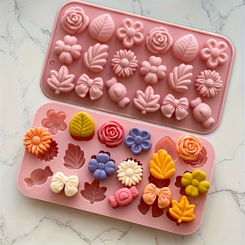Candle Making Gel Wax - 18pcs Silicone Candle Molds - Non-Toxic,