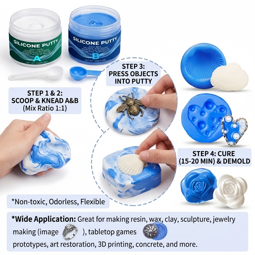 Silicone Putty Mold Making Sup - Candle Mold Silicone recension och pris