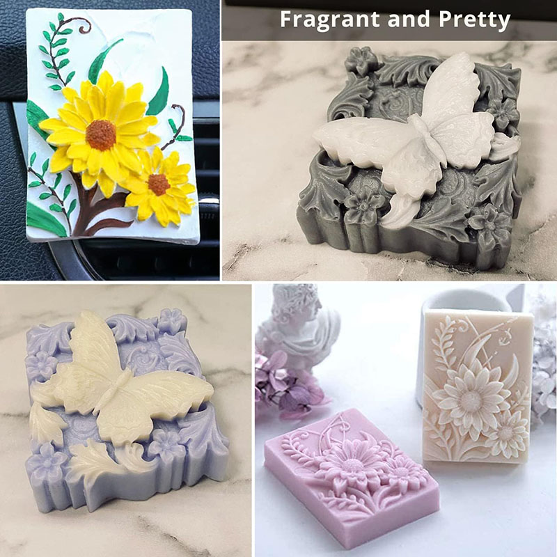 Silicone Soap Mold 3D Butterfl - Candle Making Bath recension och pris