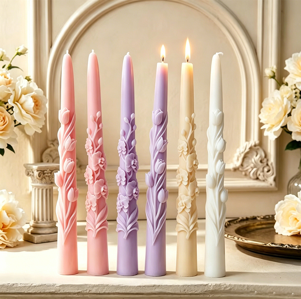 Long Pole Flower Taper Candle  - Candle Making Course recension och pris