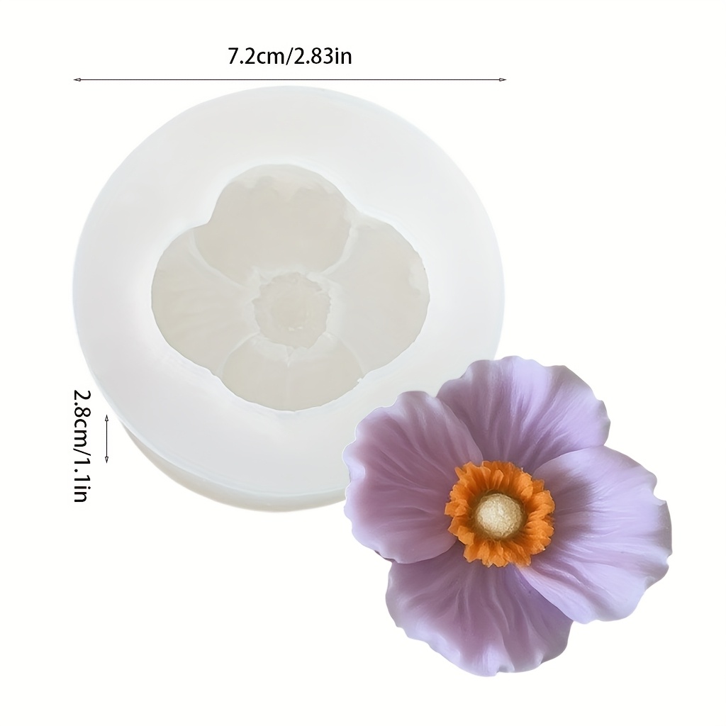 Flower Silicone Candle Mold, C - Candle Making Vessels recension och pris