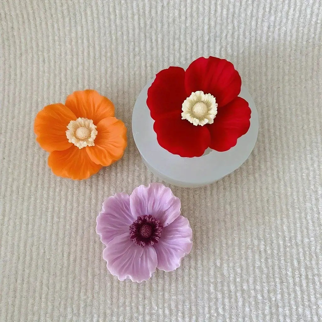 Flower Silicone Candle Mold, C - Candle Making Vessels recension och pris