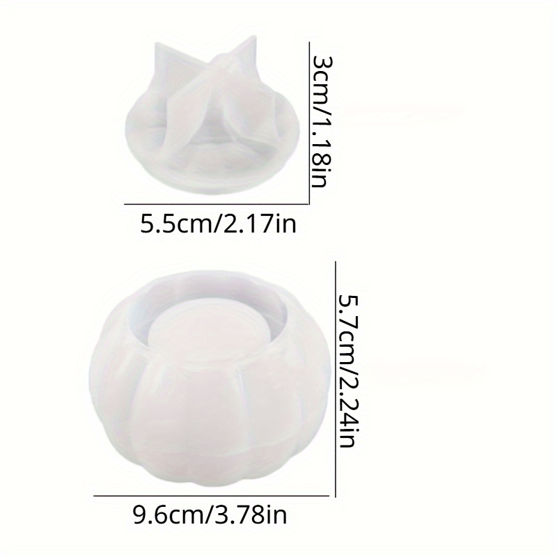 2pcs Pumpkin Jar Silicone Mold - Candle Mold Silicone recension och pris