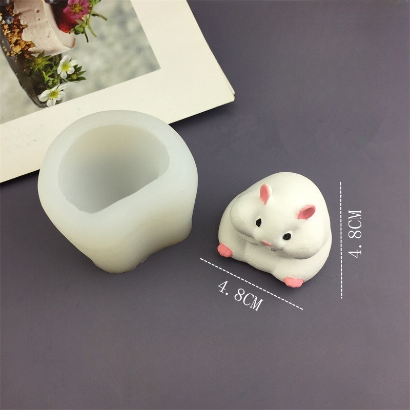 DIY Cute Hamster Mold Chocolat - Candle Mold Silicone recension och pris