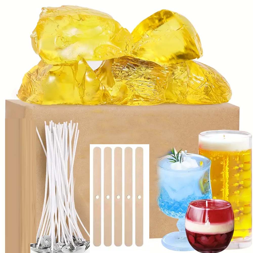 200g Yellow Clear Gel Jelly Wa - Candle Making Gel Wax recension och pris