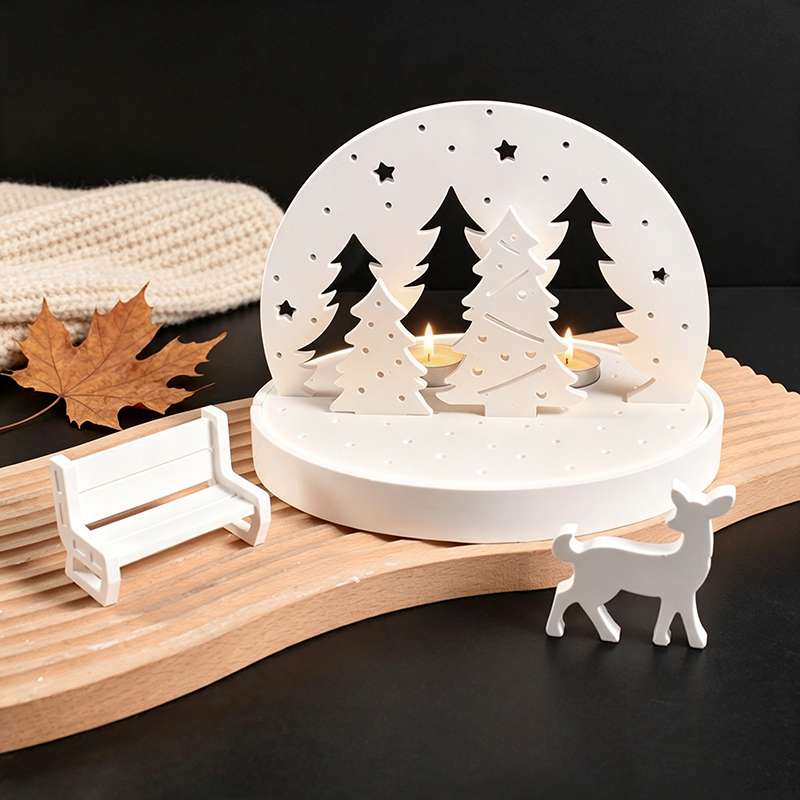 Christmas Elk Tealight Candle  - Candle Making Tools recension och pris
