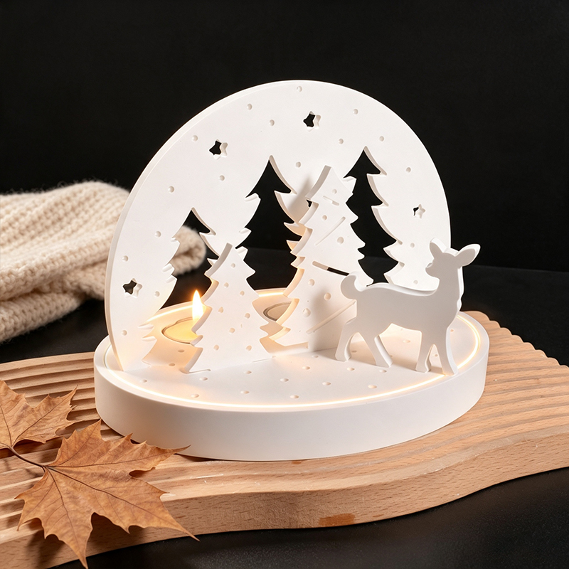 Christmas Elk Tealight Candle  - Candle Making Tools recension och pris