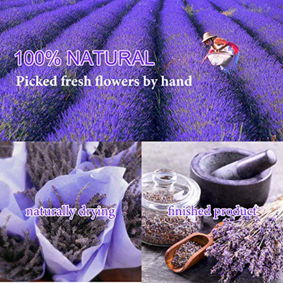 9 Bags Dried Flowers, 100% Nat - Candle Making Bath recension och pris
