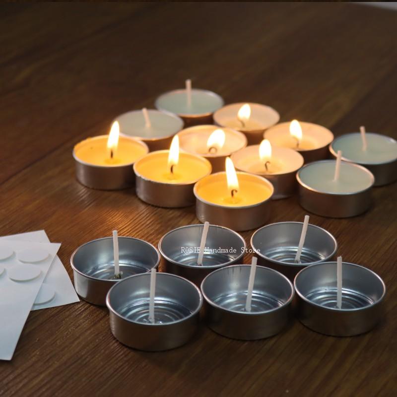 Empty Tea Wax Circular Aluminu - Candle Making Vessels recension och pris