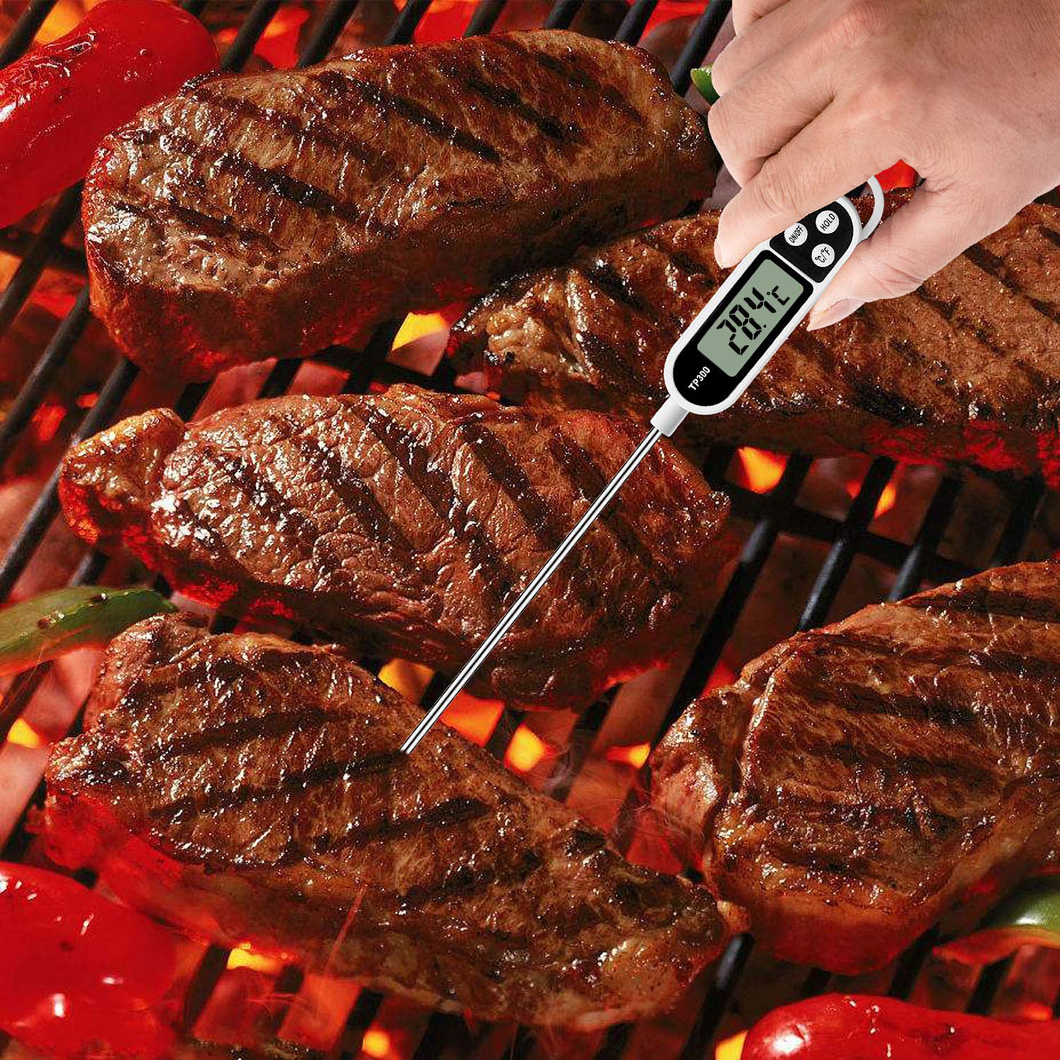 Digital Meat Food Thermometer  - Thermometer Candy Candle recension och pris