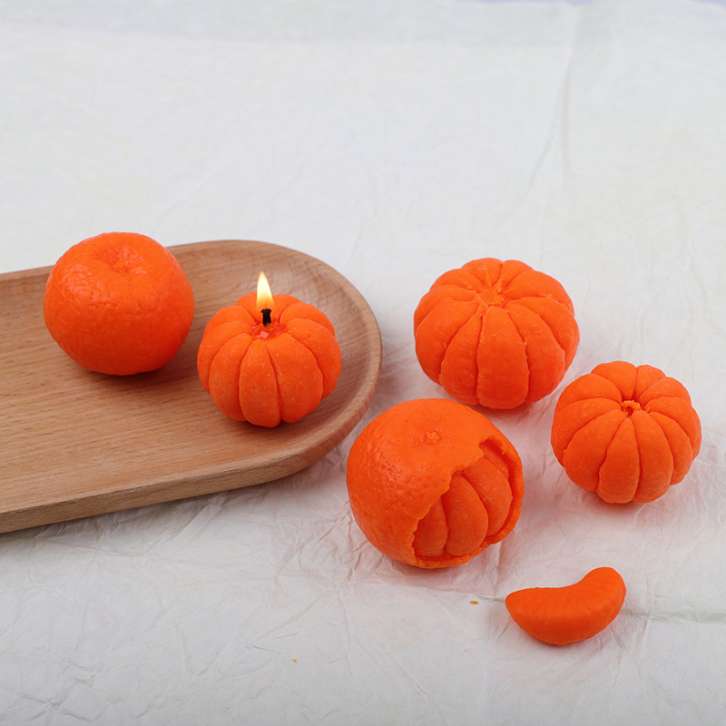 3D Orange Candle Mould Silicon - Candle Making Bath recension och pris
