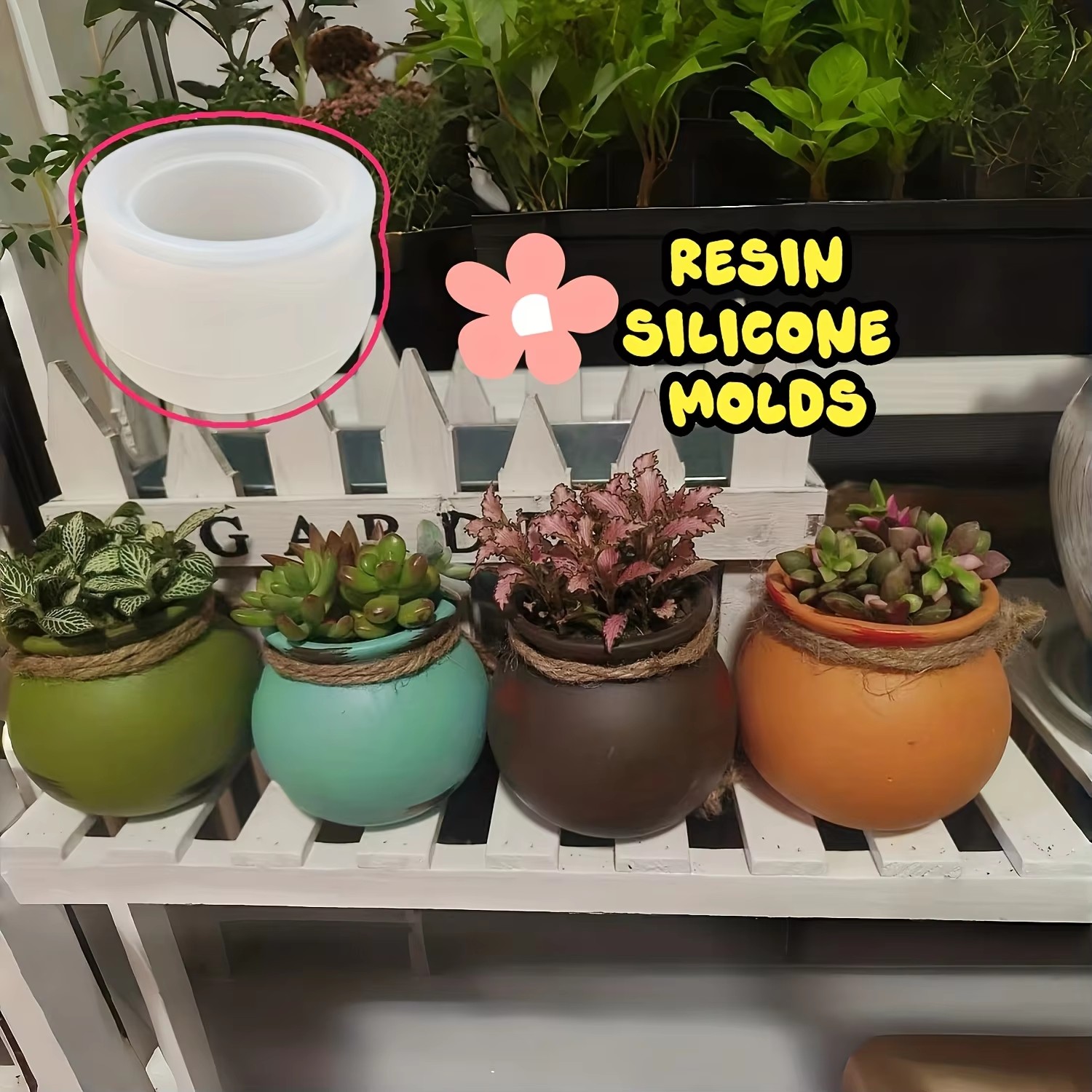 Silicone Flower Pot Molds, Res - Candle Making Vessels recension och pris