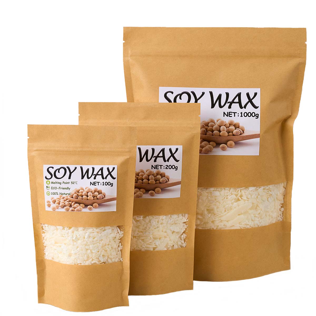 1 Pounds Pure White Soy Wax Fo - Candle Making Raw Material recension och pris