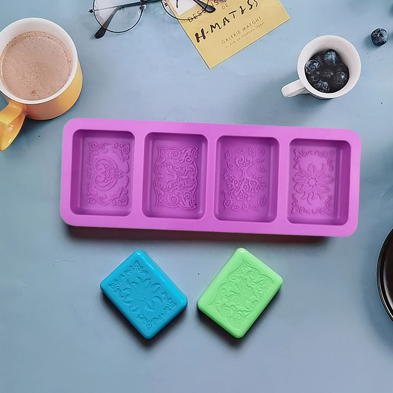 Flower Pattern Silicone Mold F - Candle Making Bath recension och pris