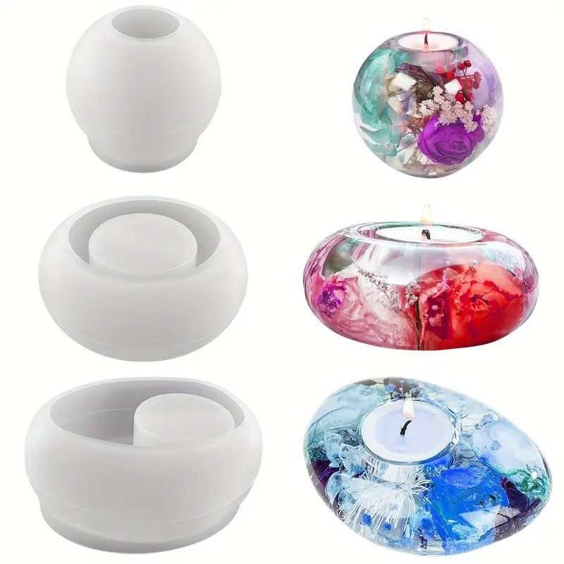 Tealight Candle Holder Resin S - Candle Making Vessels recension och pris