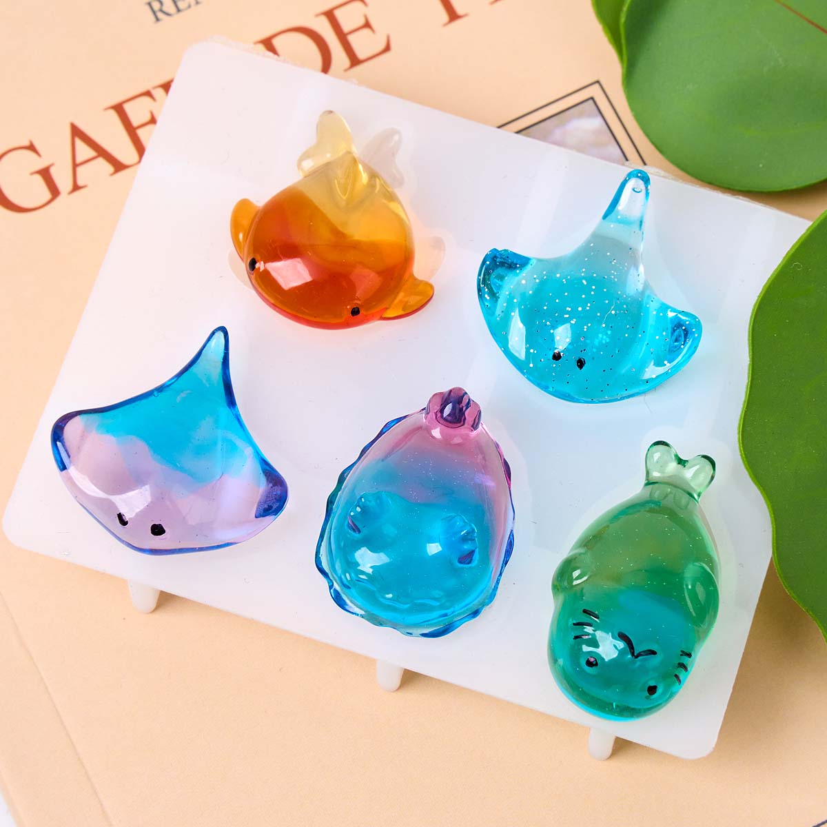 3D Healing Kawaii Manta Ray Wh - Candle Mold Silicone recension och pris