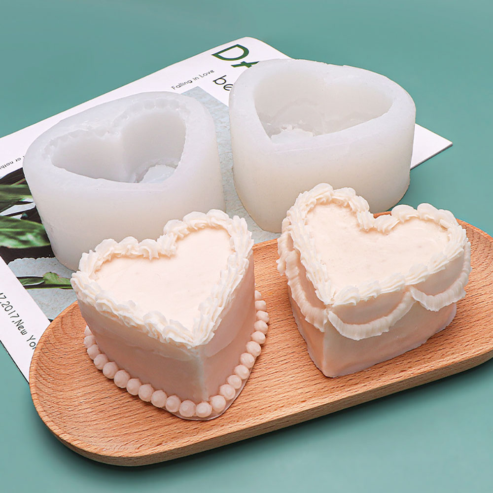 For Fun Heart Cake Shaped Cand - Candle Making Gel Wax recension och pris