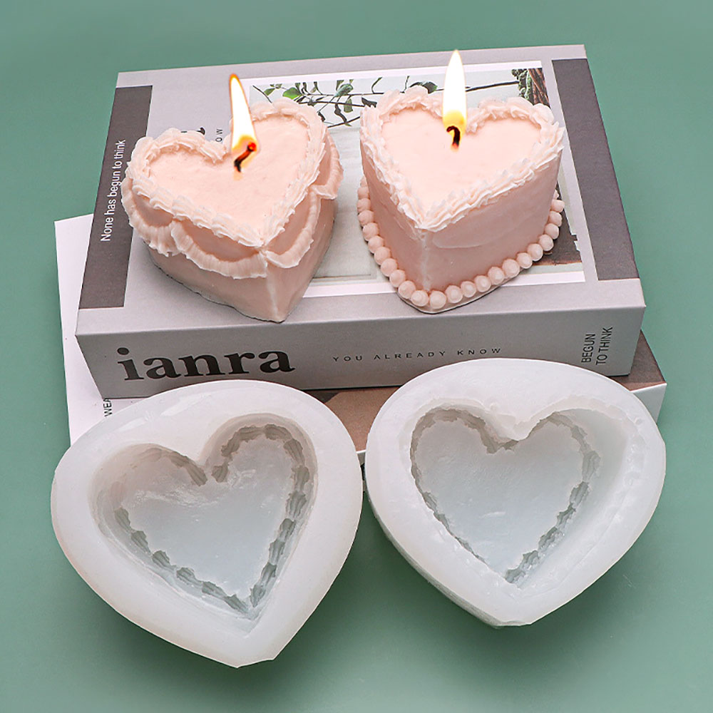 For Fun Heart Cake Shaped Cand - Candle Making Gel Wax recension och pris