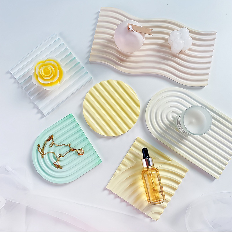 DIY Striped Wave Tray Mold For - Candle Mold Silicone recension och pris