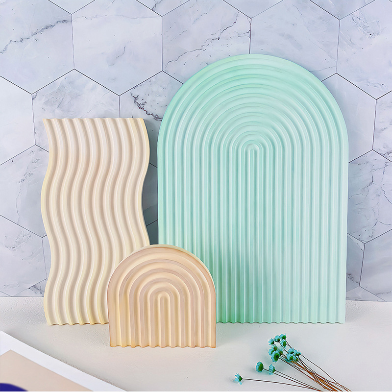 DIY Striped Wave Tray Mold For - Candle Mold Silicone recension och pris