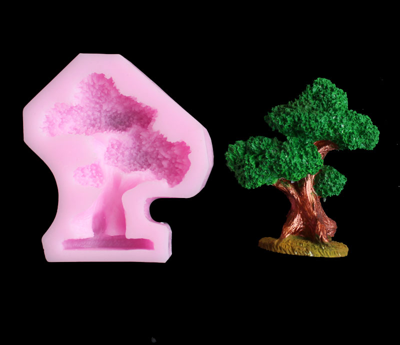 Pine tree silica gel mold DIY  - Candle Mold Silicone recension och pris
