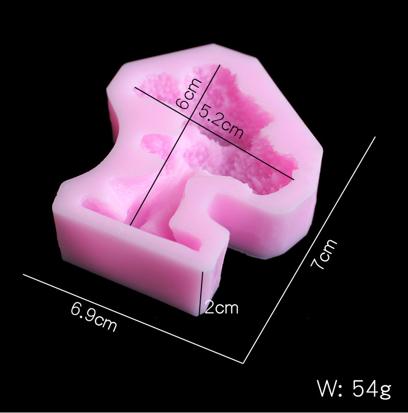 Pine tree silica gel mold DIY  - Candle Mold Silicone recension och pris