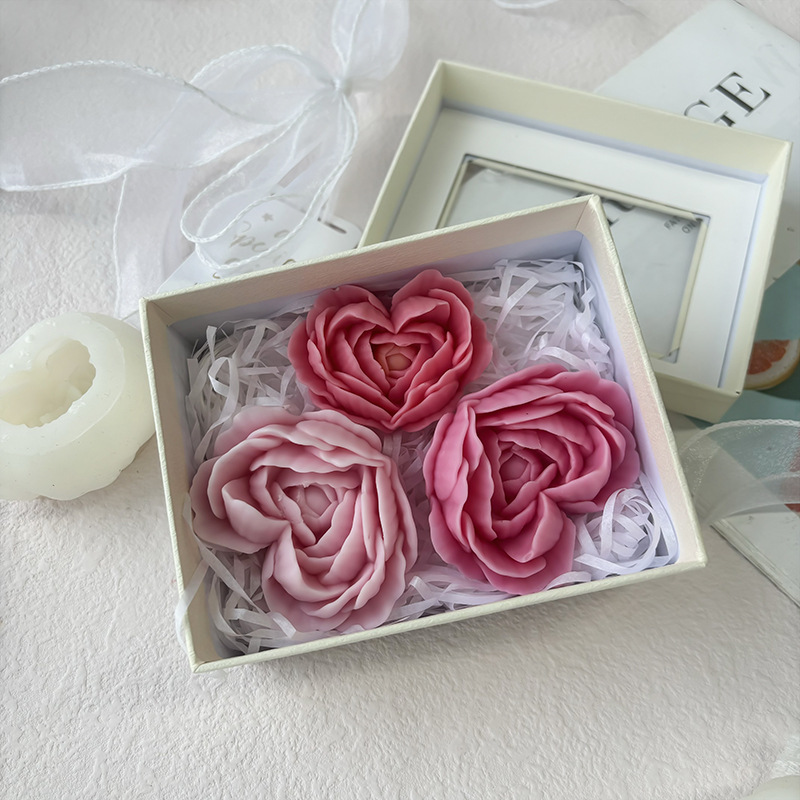 Love Flower Silicone Mold DIY  - Candle Making Gel Wax recension och pris