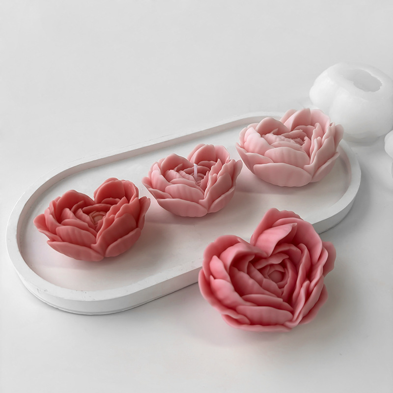 Love Flower Silicone Mold DIY  - Candle Making Gel Wax recension och pris