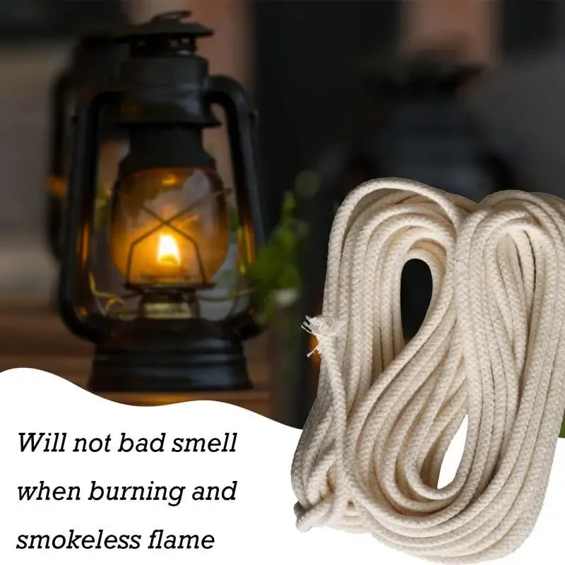 2-8mm Cotton Oil Lamp Wick Str - Candle Making Raw Material recension och pris