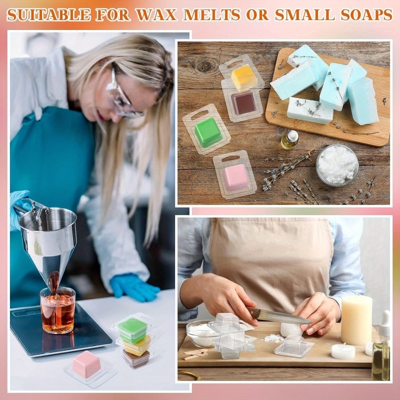 20/50pcs Clear Plastic Wax Mel - Candle Making Vessels recension och pris