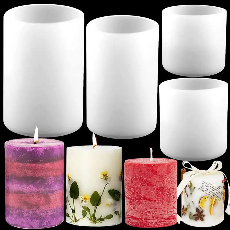 Cylinder Silicone Candle Molds - Candle Making Course recension och pris