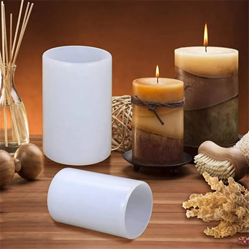 Cylinder Silicone Candle Molds - Candle Making Course recension och pris