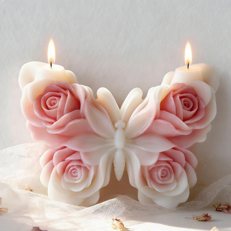 DIY Rose Butterfly Form Silico - Candle Making Tools recension och pris