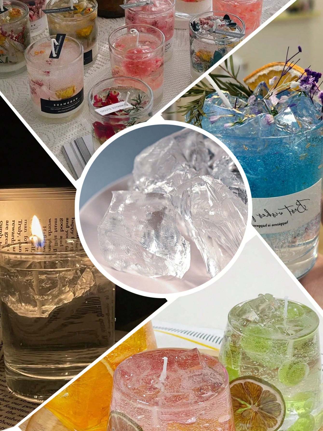 100g/500g/1kg Transparent Jell - Candle Making Gel Wax recension och pris