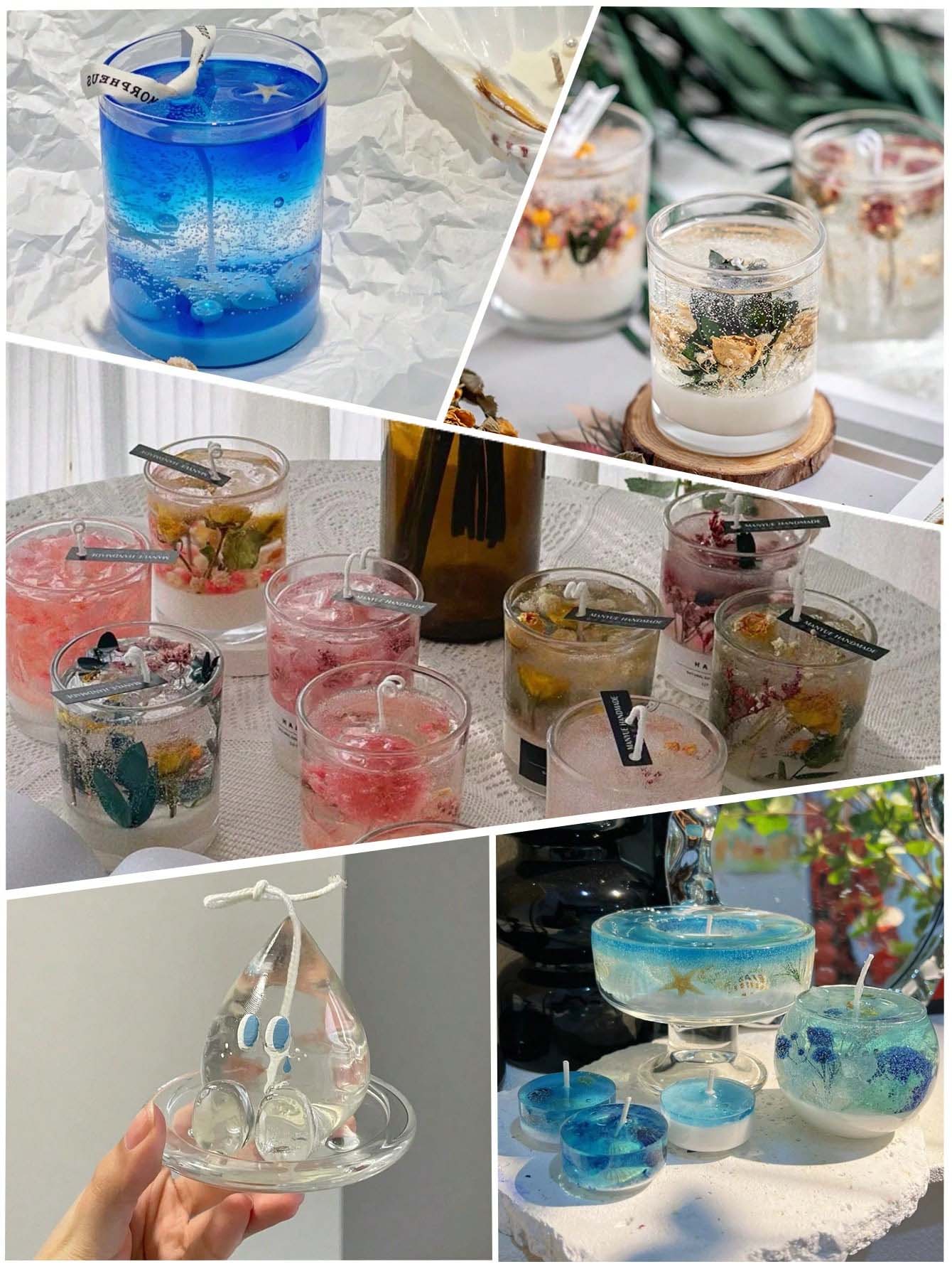 100g/500g/1kg Transparent Jell - Candle Making Gel Wax recension och pris