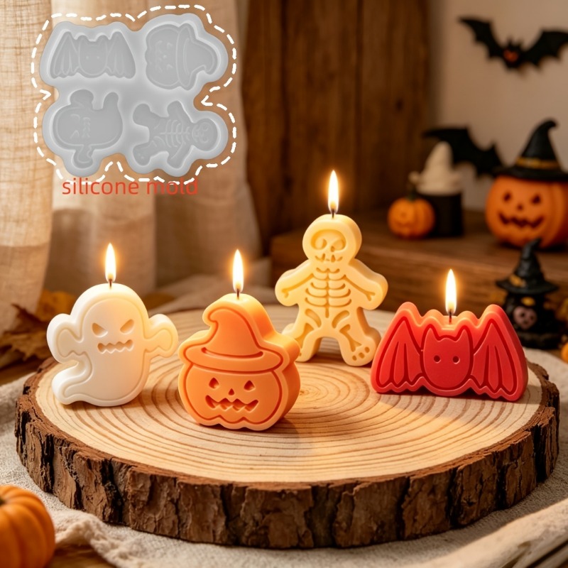 4-cavity silicone resin mold s - Candle Mold Silicone recension och pris