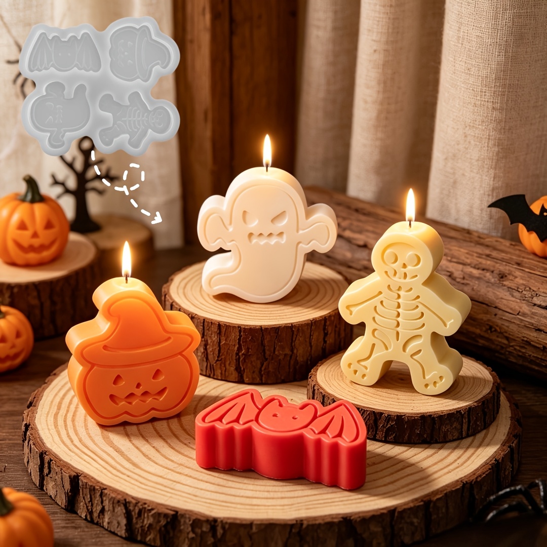 4-cavity silicone resin mold s - Candle Mold Silicone recension och pris