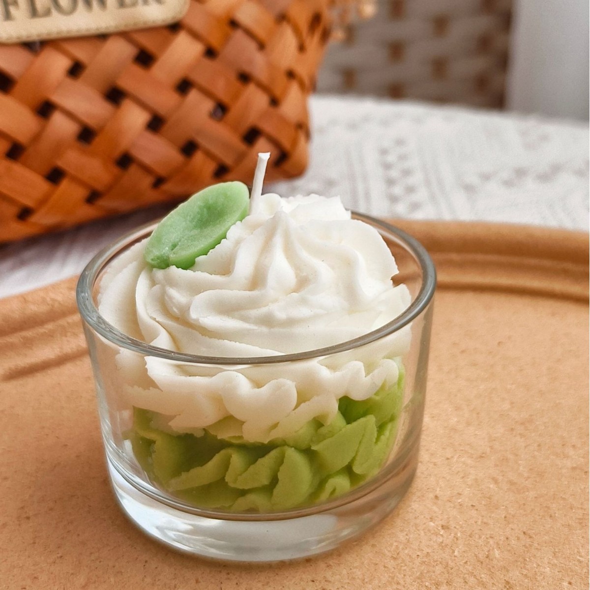New 3D Fruits Cream Cake Silic - Candle Making Gel Wax recension och pris