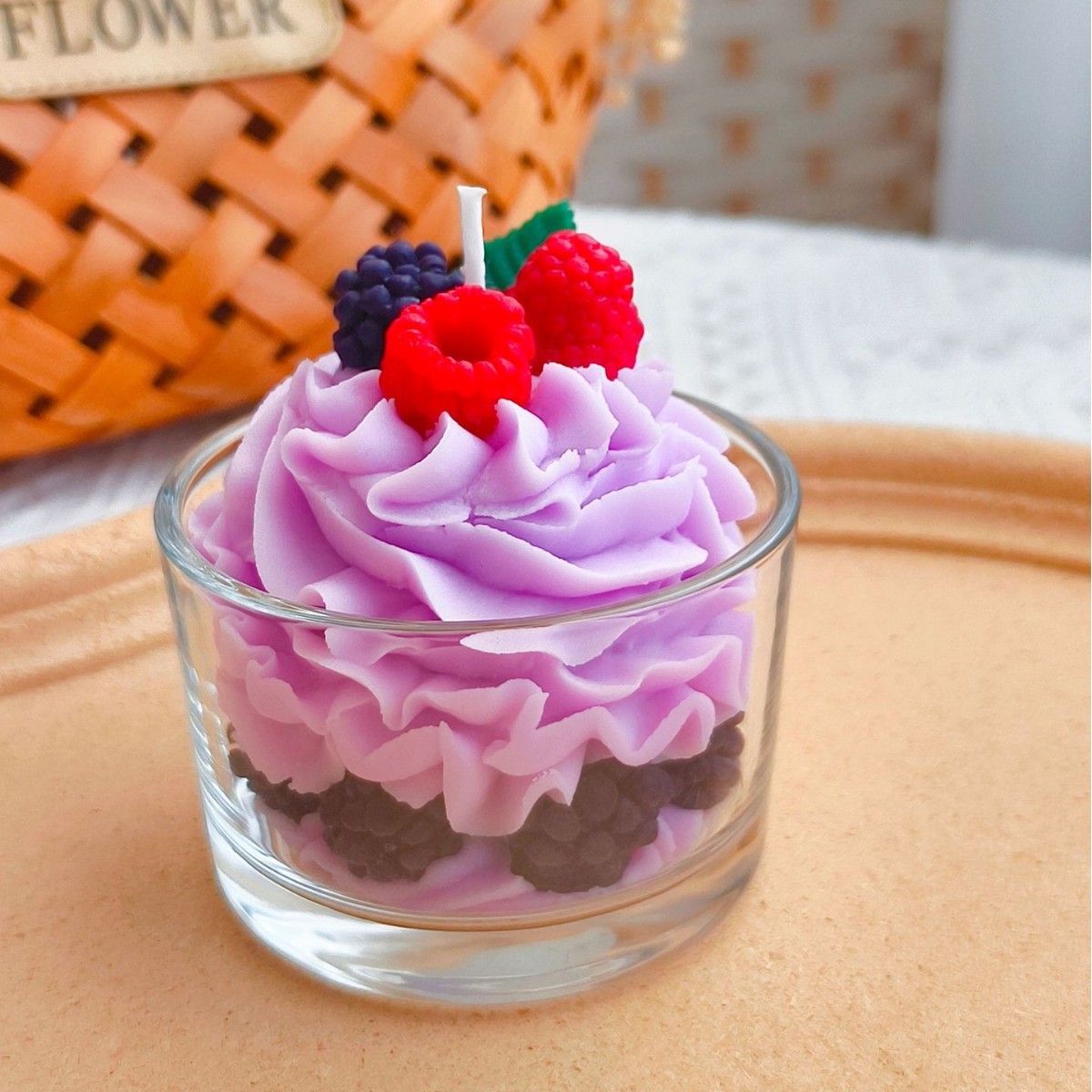 New 3D Fruits Cream Cake Silic - Candle Making Gel Wax recension och pris