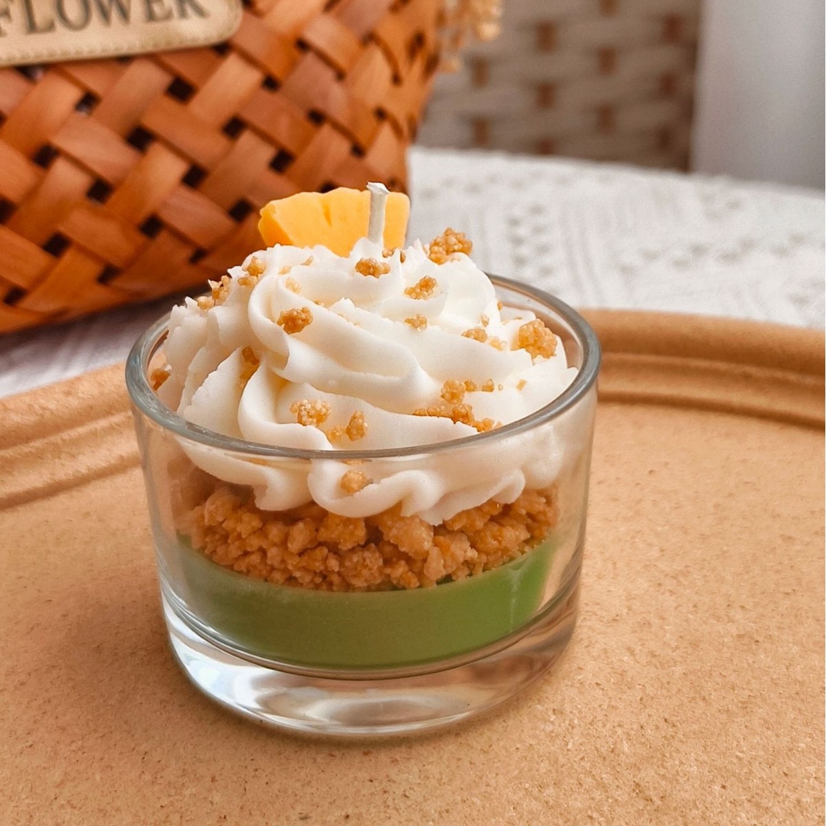 New 3D Fruits Cream Cake Silic - Candle Making Gel Wax recension och pris