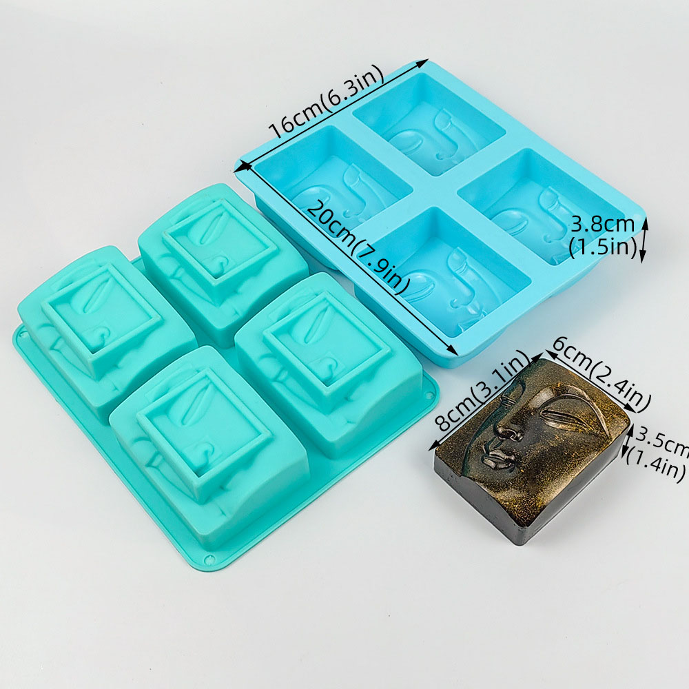 4 Holes Buddha Portrait Soap M - Candle Making Course recension och pris